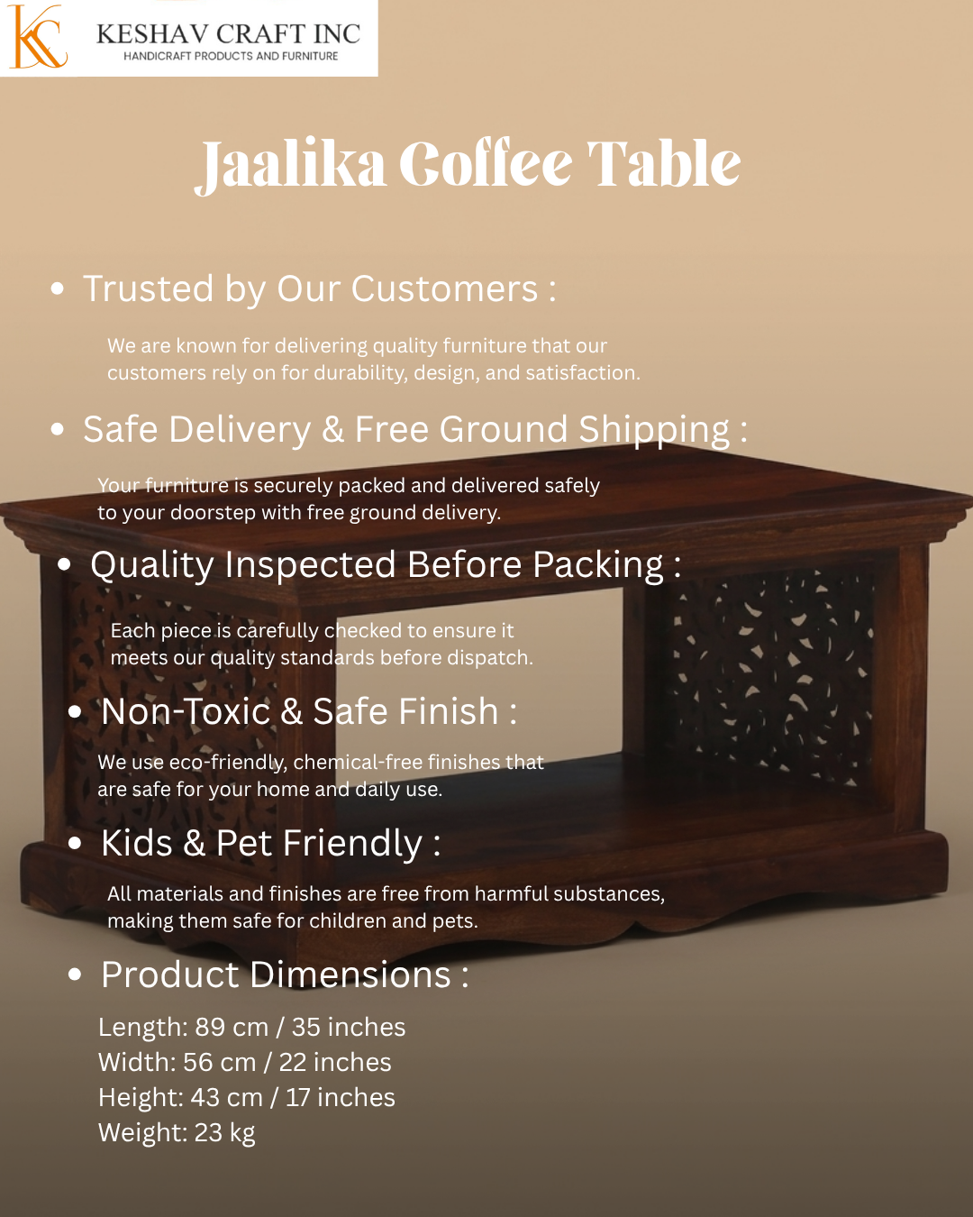 Jaalika Coffee Table