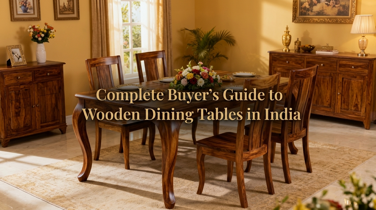 Complete Buyer's Guide to Wooden Dining Tables in India