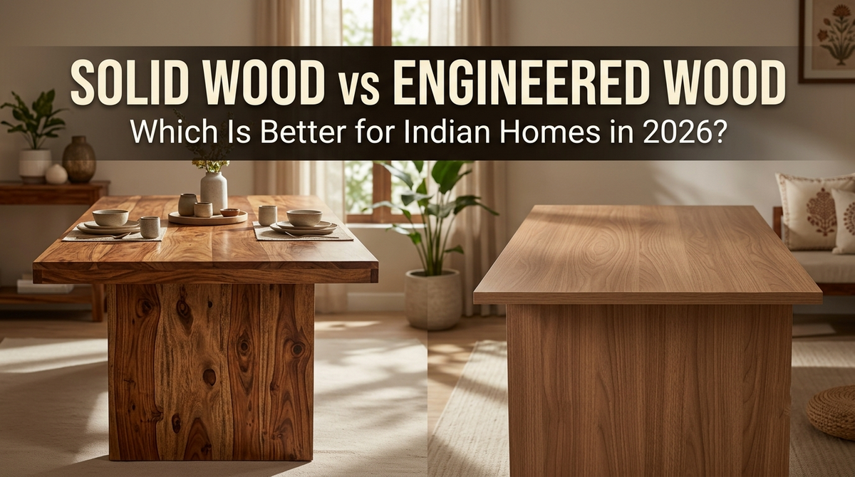 Solid Wood vs Engineered Wood: Which Furniture Is Better for Indian Homes in 2026?
