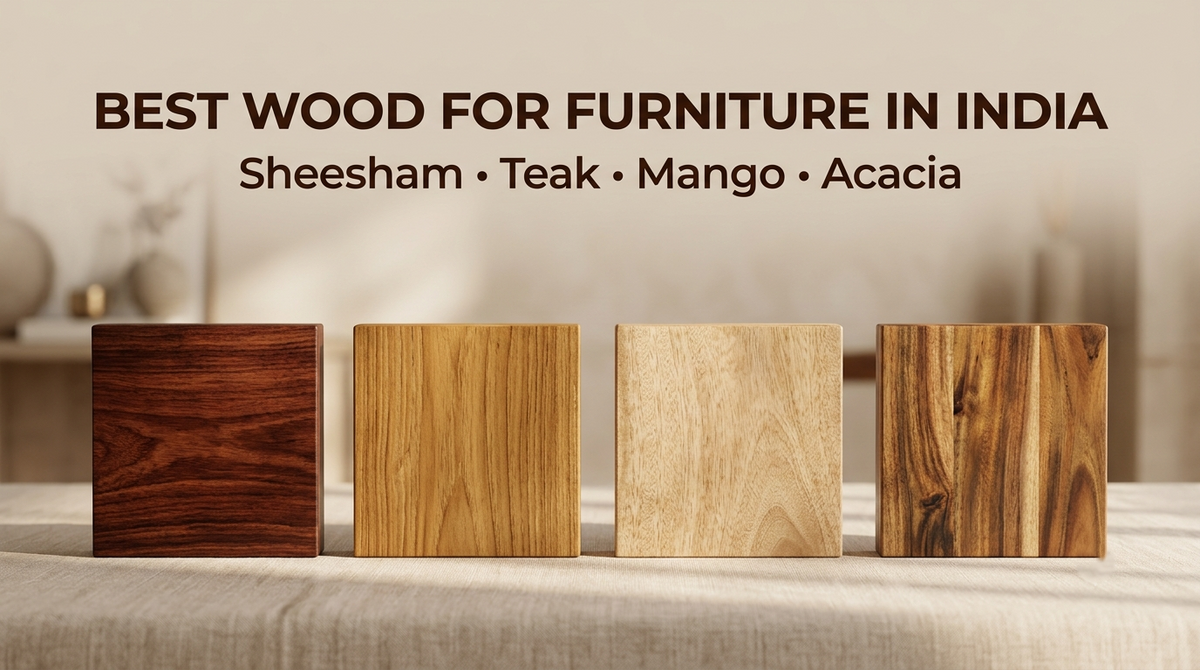 Sheesham, Teak, Mango and Acacia Wood: Best Wood Types for Furniture in India