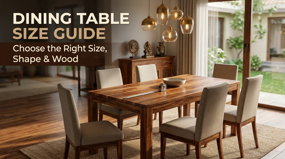 How to Choose the Perfect Dining Table Size, Shape and Wood for Your Home