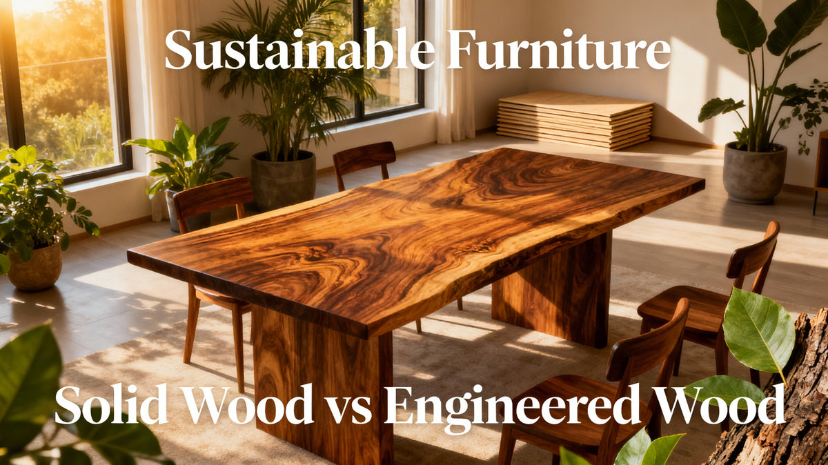 Sustainable Furniture: Why Choose Solid Wood Over Engineered Wood