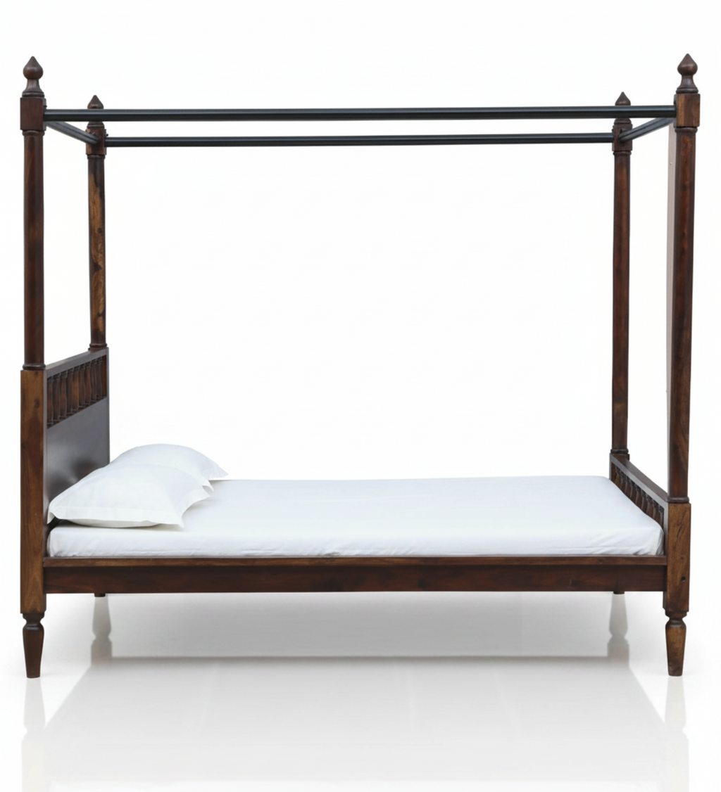 Alzora Sheesham Poster Bed