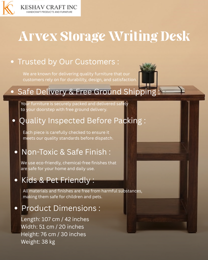 Arvex Storage Writing Desk