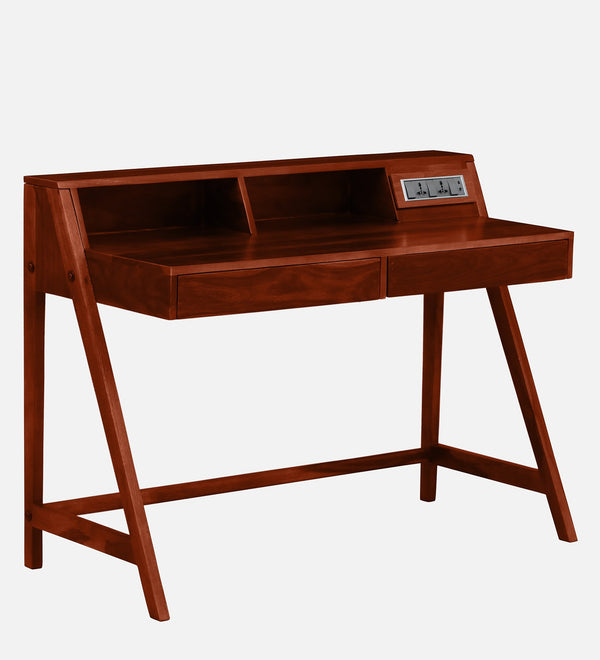 Aurex Workstation Desk In Honey Oak Finish alternate