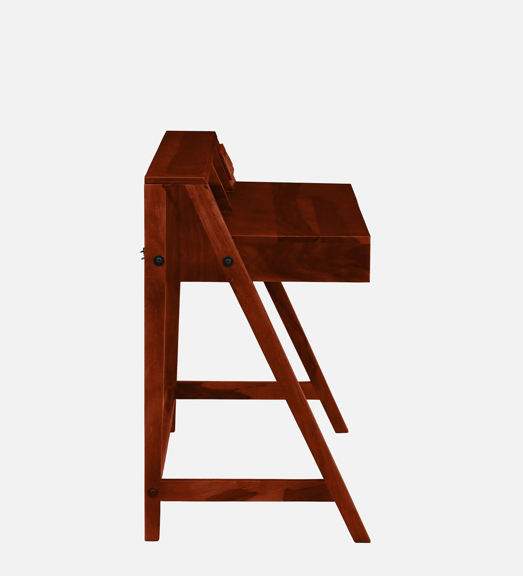 Aurex Workstation Desk In Honey Oak Finish