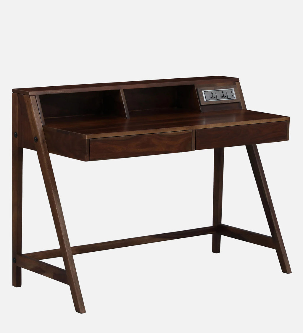 Aurex Workstation Desk In Provincial Teak Finish