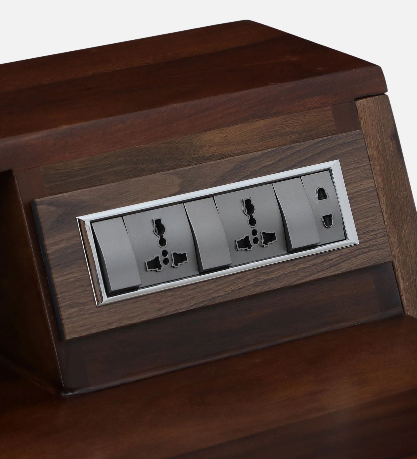 Aurex Workstation Desk In Provincial Teak Finish