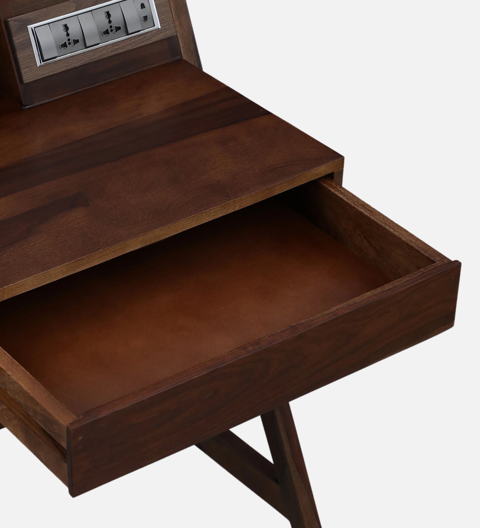 Aurex Workstation Desk In Provincial Teak Finish