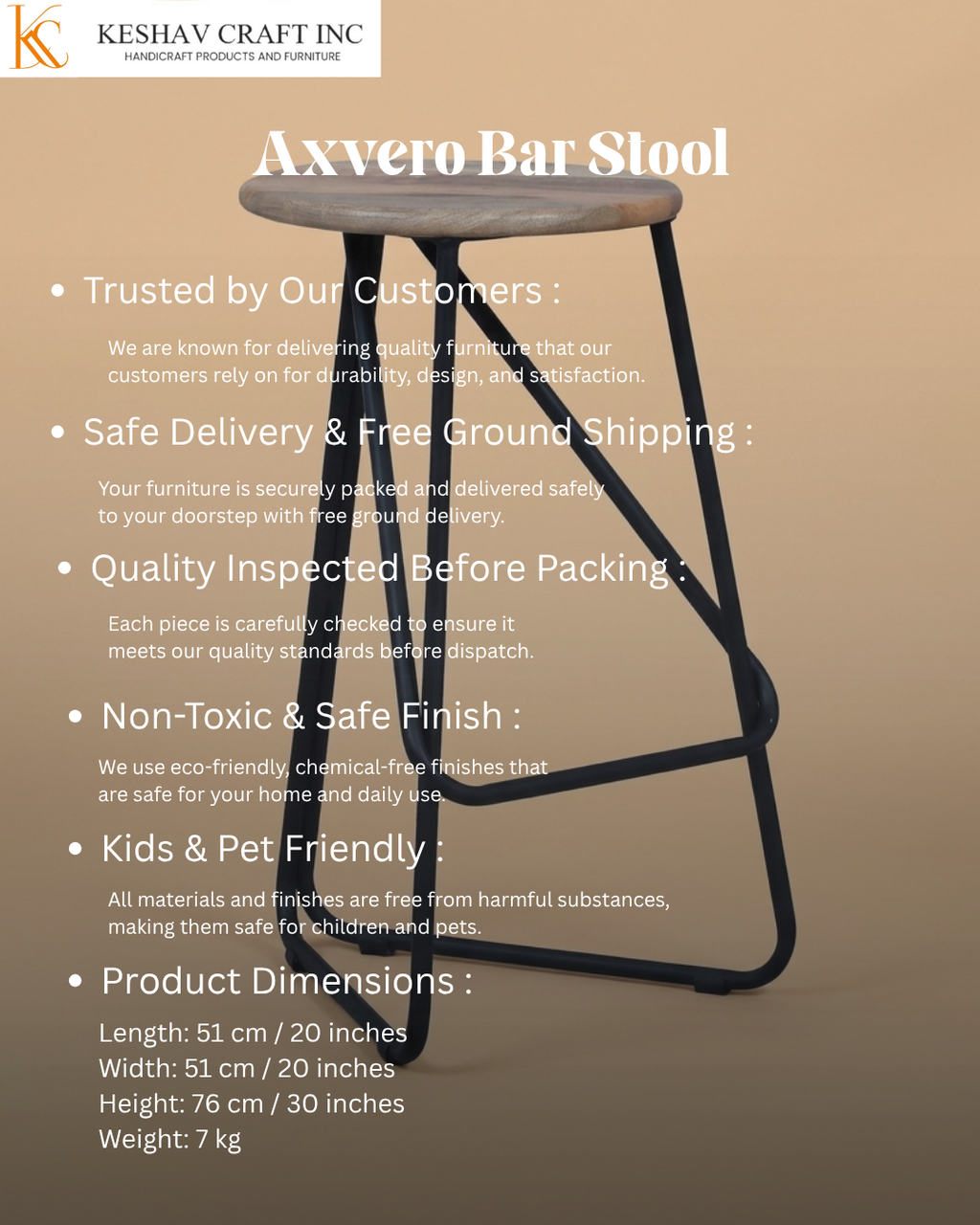 Axvero Bar Stool