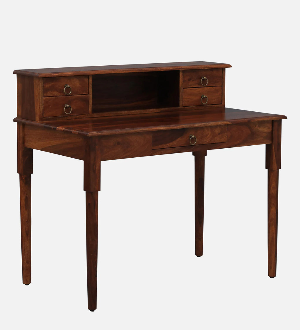 Aurex Brivon Writing Desk  in Honey Oak Finish