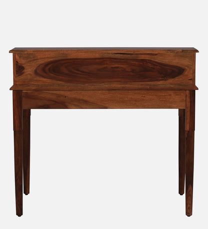 Aurex Brivon Writing Desk  in Honey Oak Finish