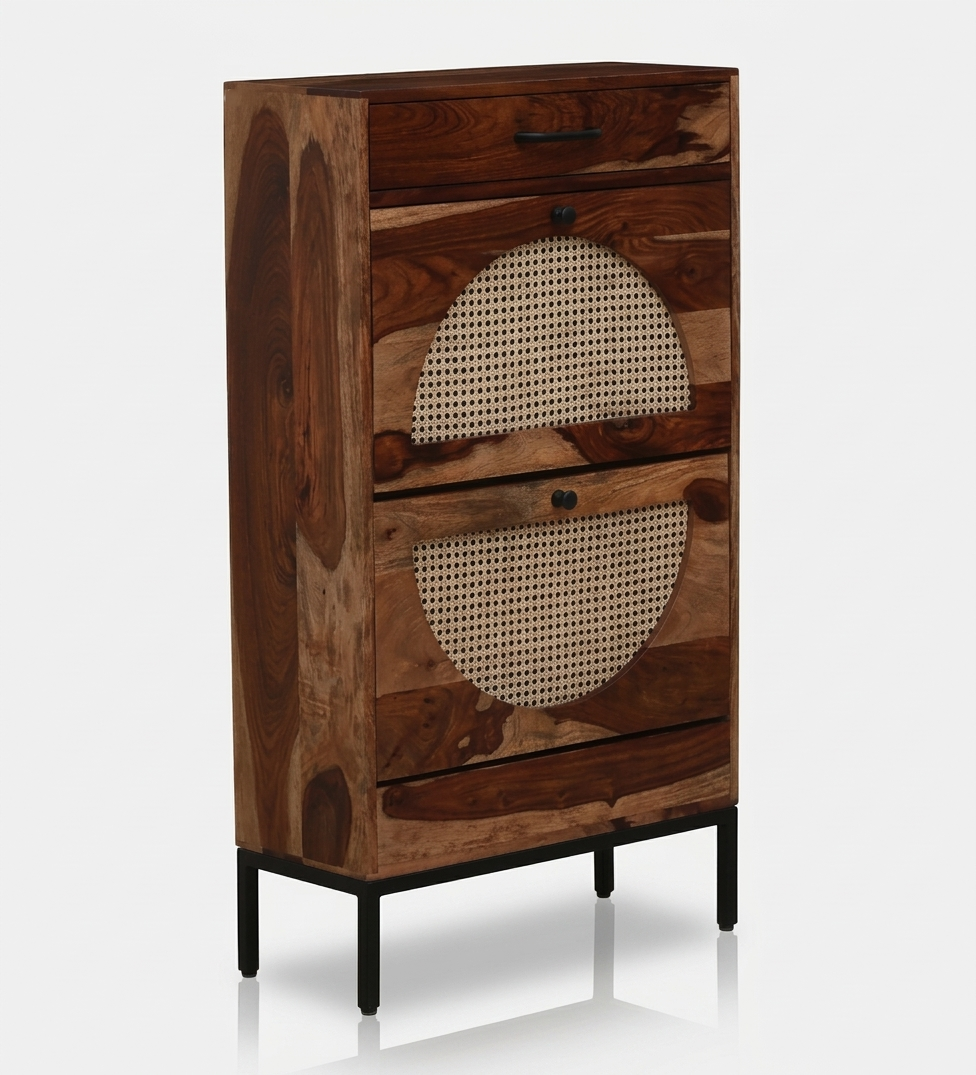Cavero Sheesham Shoe Cabinet