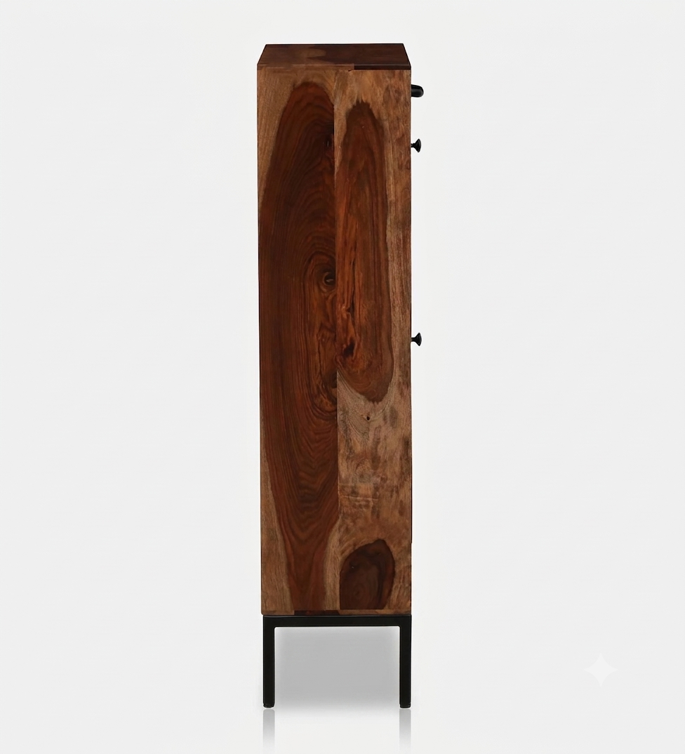 Cavero Sheesham Shoe Cabinet