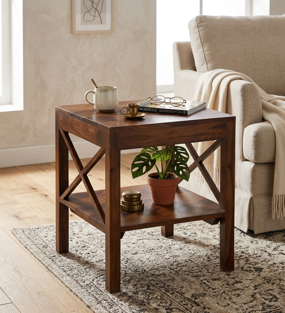 Crossbeam Side Table