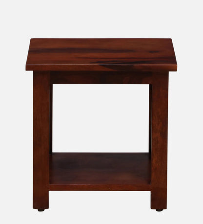 Ravon Slatted Side Table in Honey Oak Finish