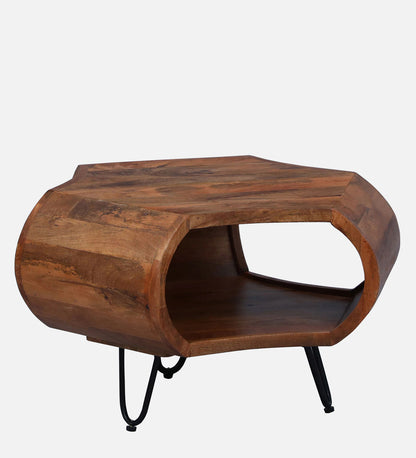 Zenvor Sculpt Coffee Table in Walnut Finish
