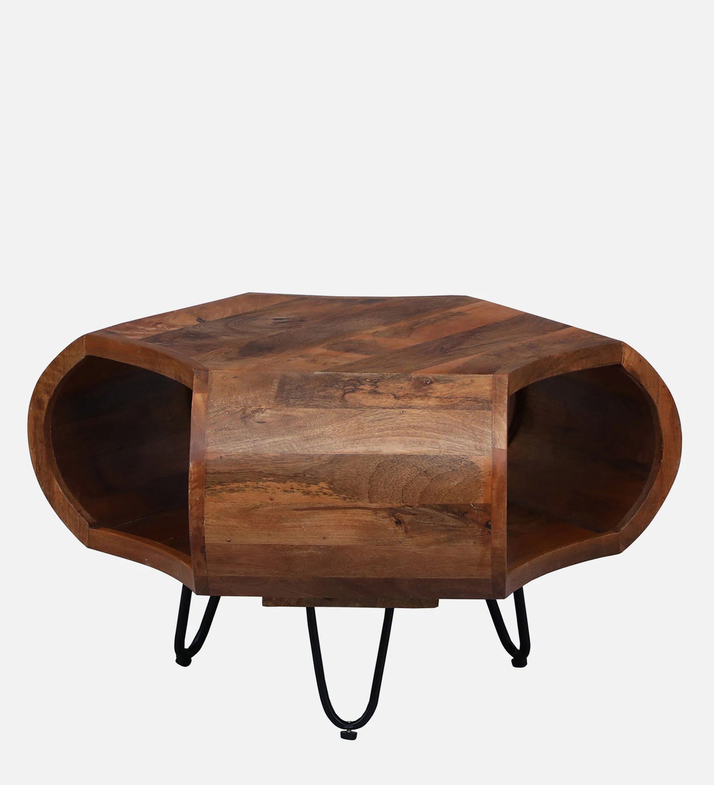 Zenvor Sculpt Coffee Table in Walnut Finish