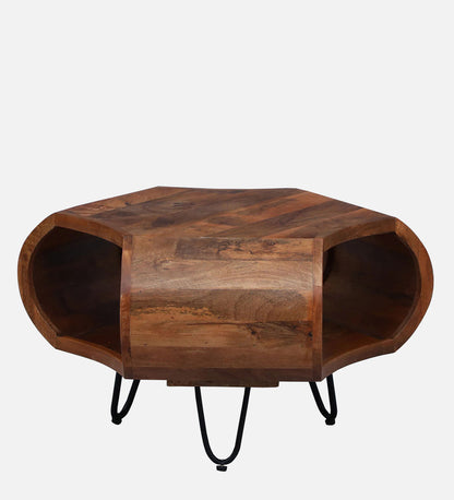 Zenvor Sculpt Coffee Table in Walnut Finish