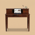 Aurex Brivon Writing Desk  in Honey Oak Finish