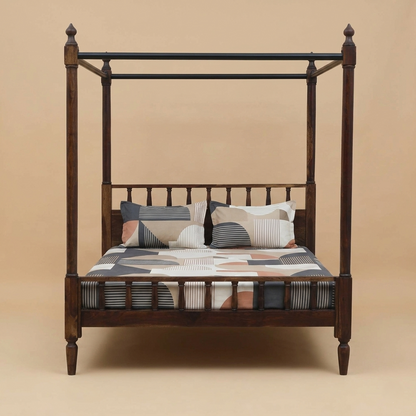 Alzora Sheesham Poster Bed