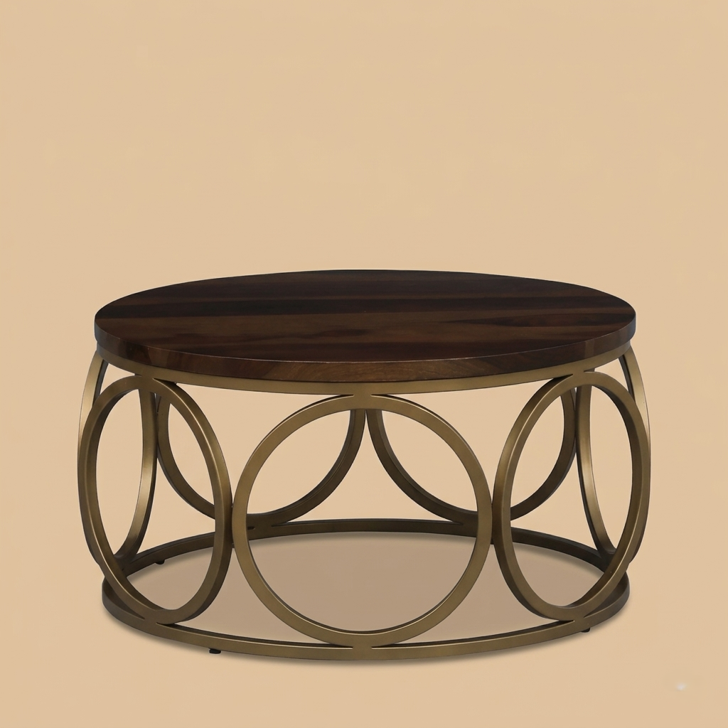 Aurvelo Round Coffee Table