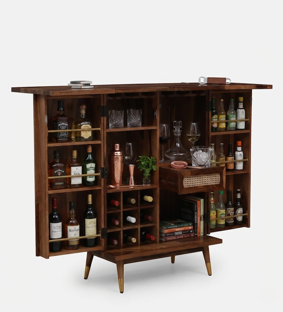 The Cane Atelier Bar Cabinet