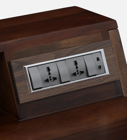Aurex Workstation Desk In Provincial Teak Finish