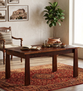 Orvane Solid Wood Coffee Table In Honey Oak Finish