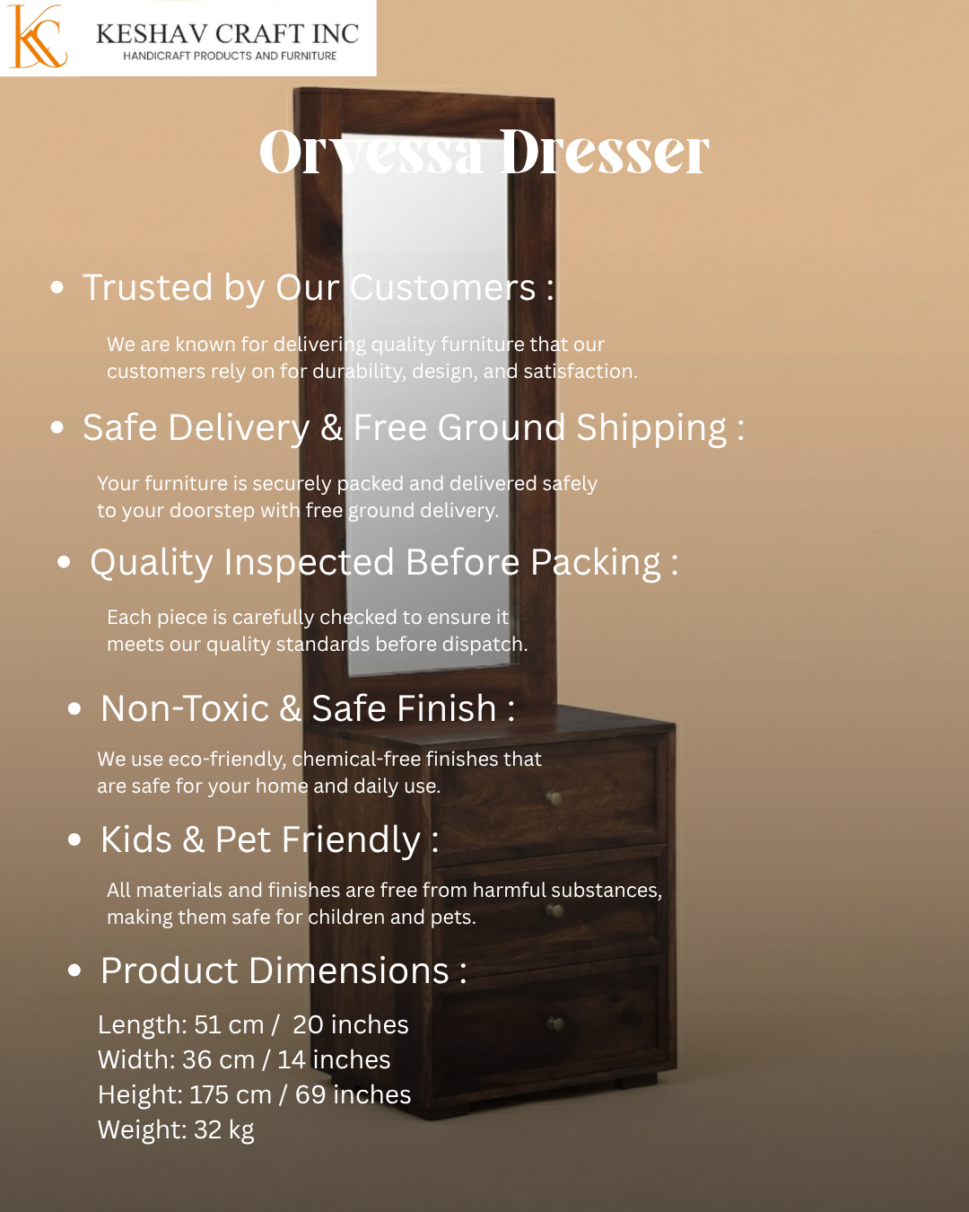 Orvessa Dresser