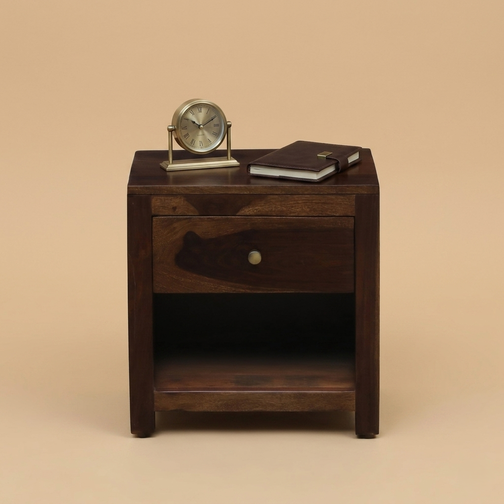 Orvico Sheesham Bedside Table