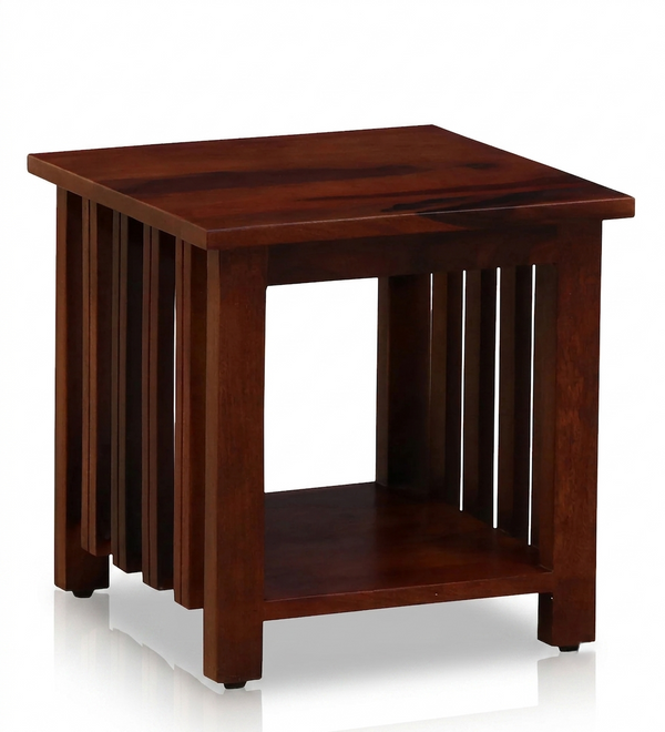 Ravon Slatted Side Table in Honey Oak Finish alternate