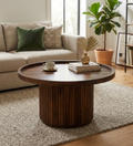 Regal Fluted Drum Coffee Table