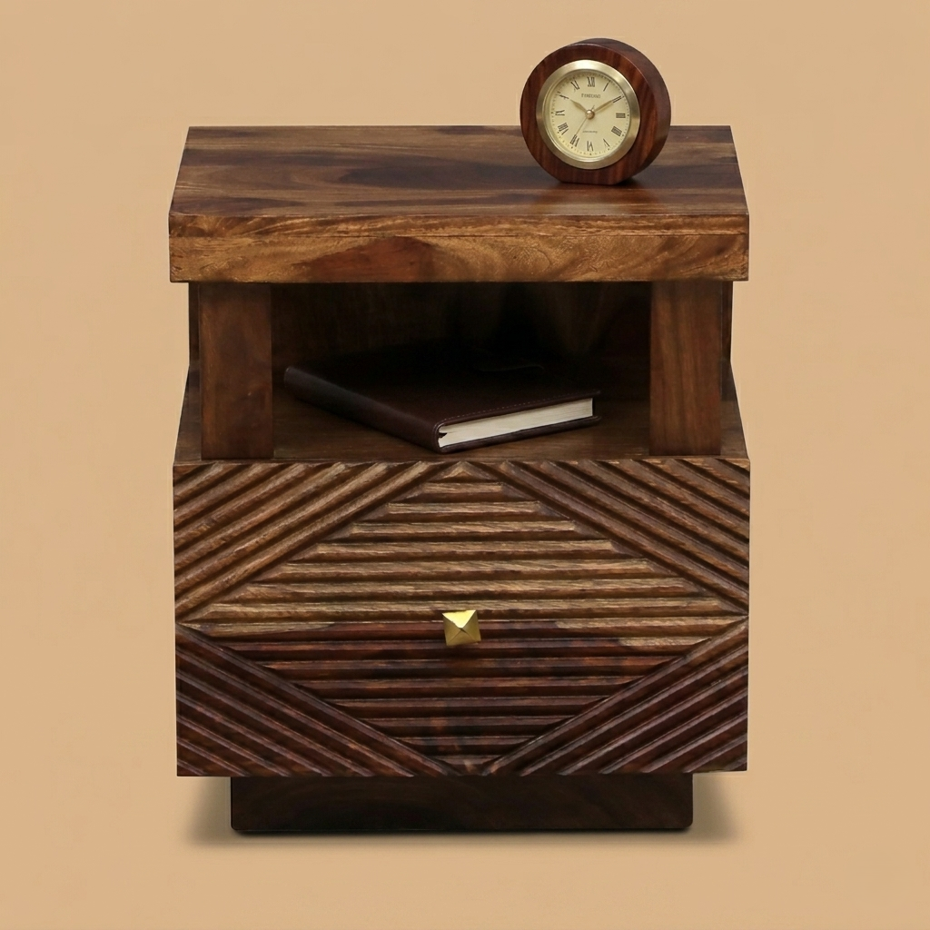 Ritava Sheesham Bedside Table