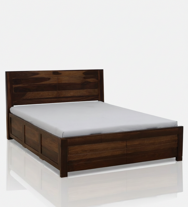 Tavion Panel Hydraulic Storage Bed in Provincial Teak Finish alternate