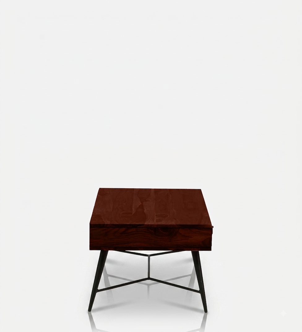 Velmor Storage Coffee Table in Honey oak finish