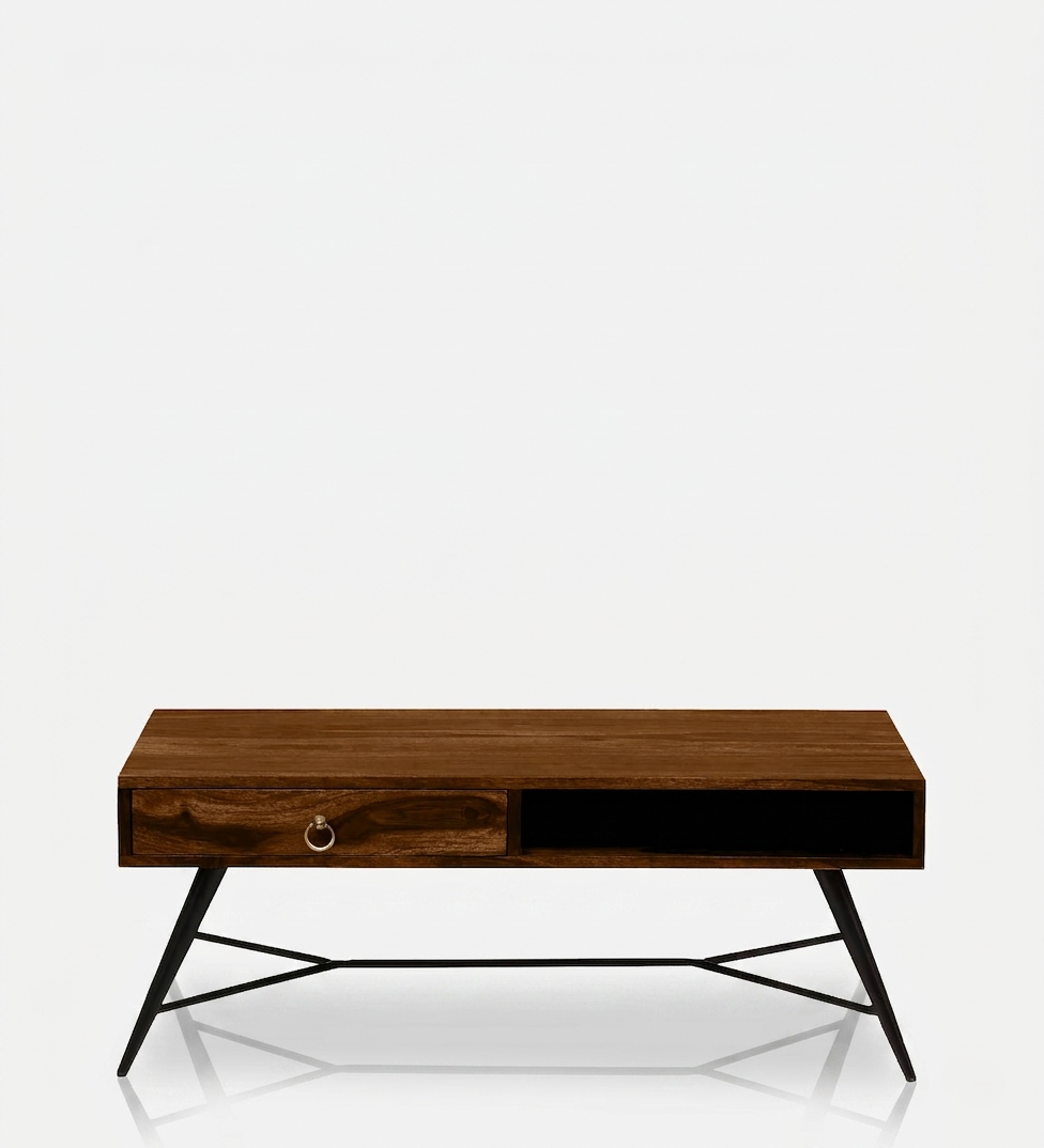 Velmor Storage Coffee Table in Provincial Teak Finish