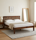 Velmora Slat Bed in Provincial Teak Finish