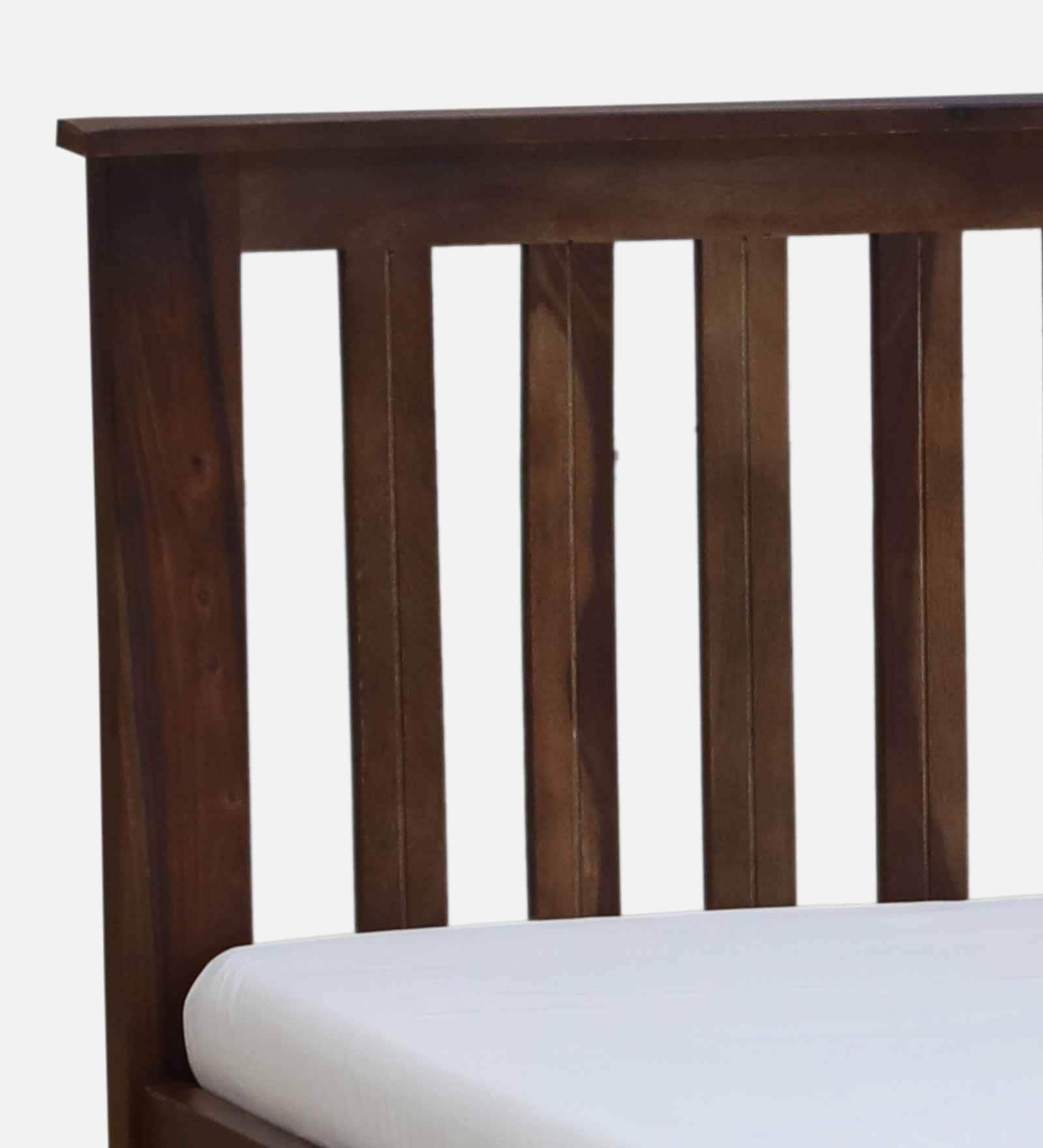 Velmora Slat Bed in Provincial Teak Finish