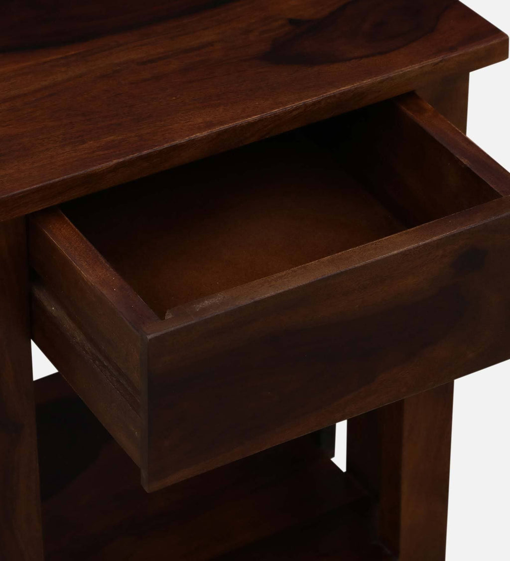 Veltrix Sheesham Bedside Table