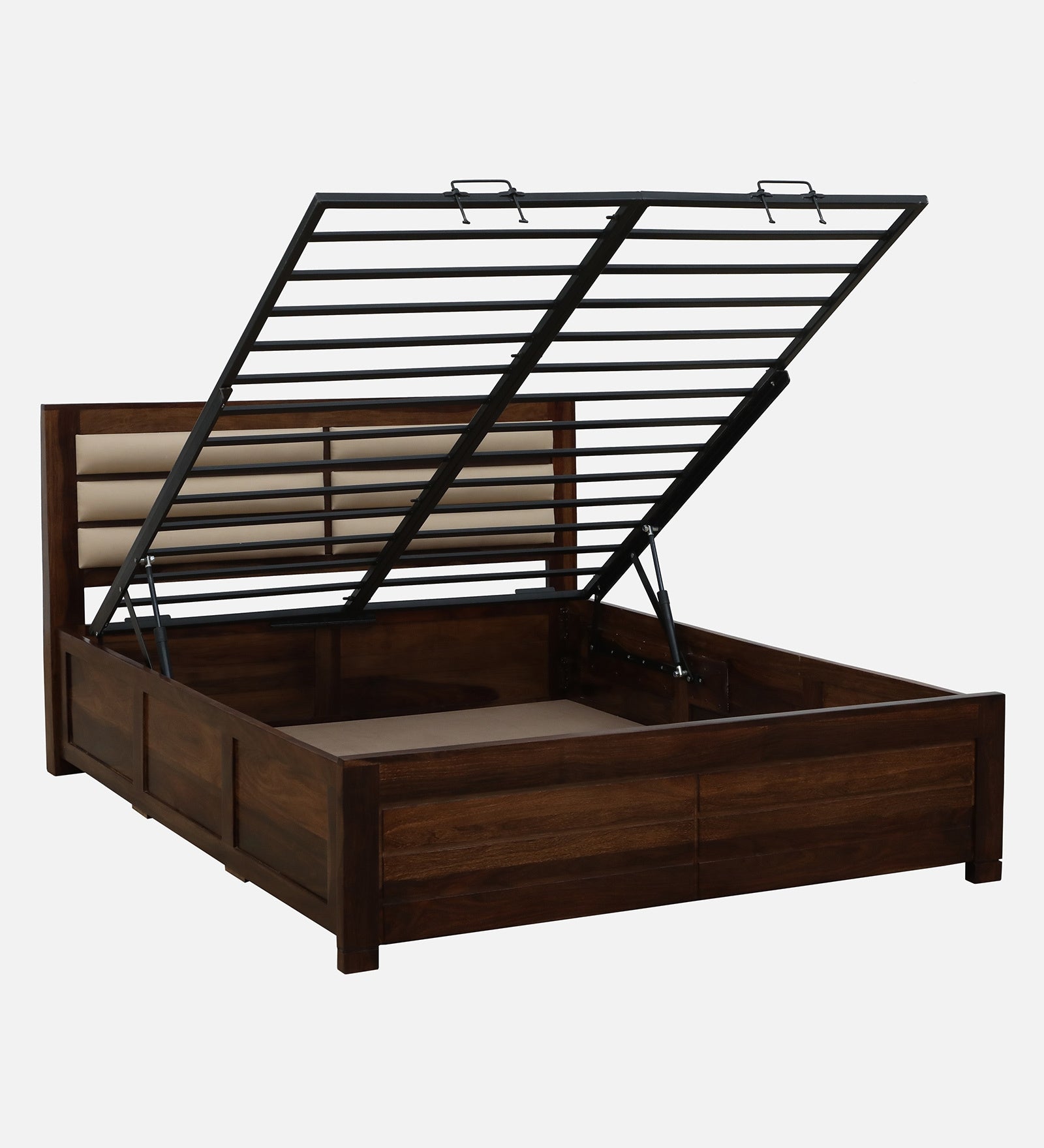 Veltrix Upholstered Hydraulic Storage Bed