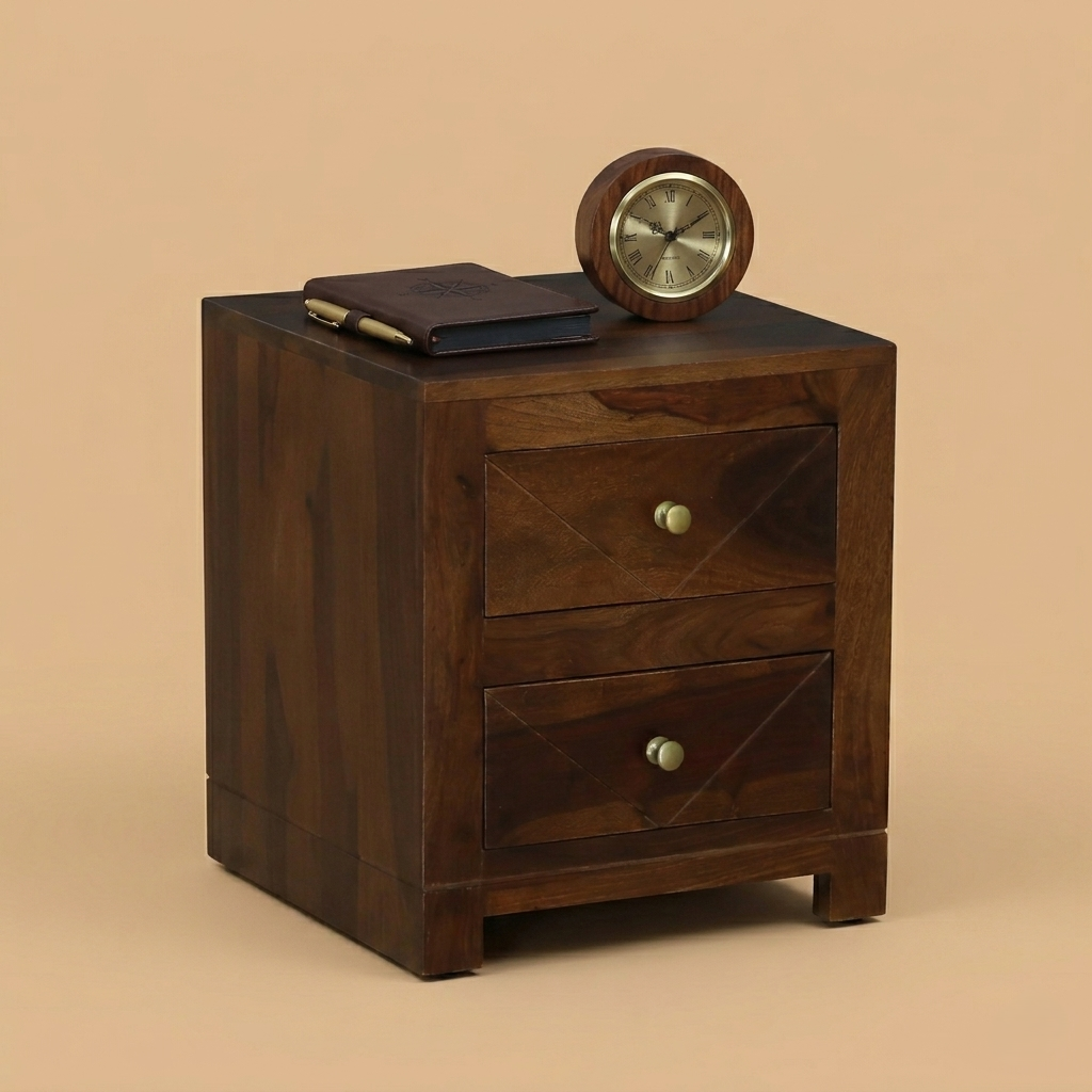Zentra Sheesham Bedside Table
