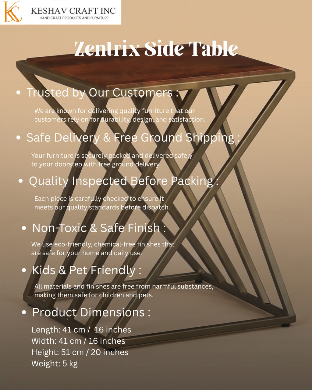 Zentrix Side Table