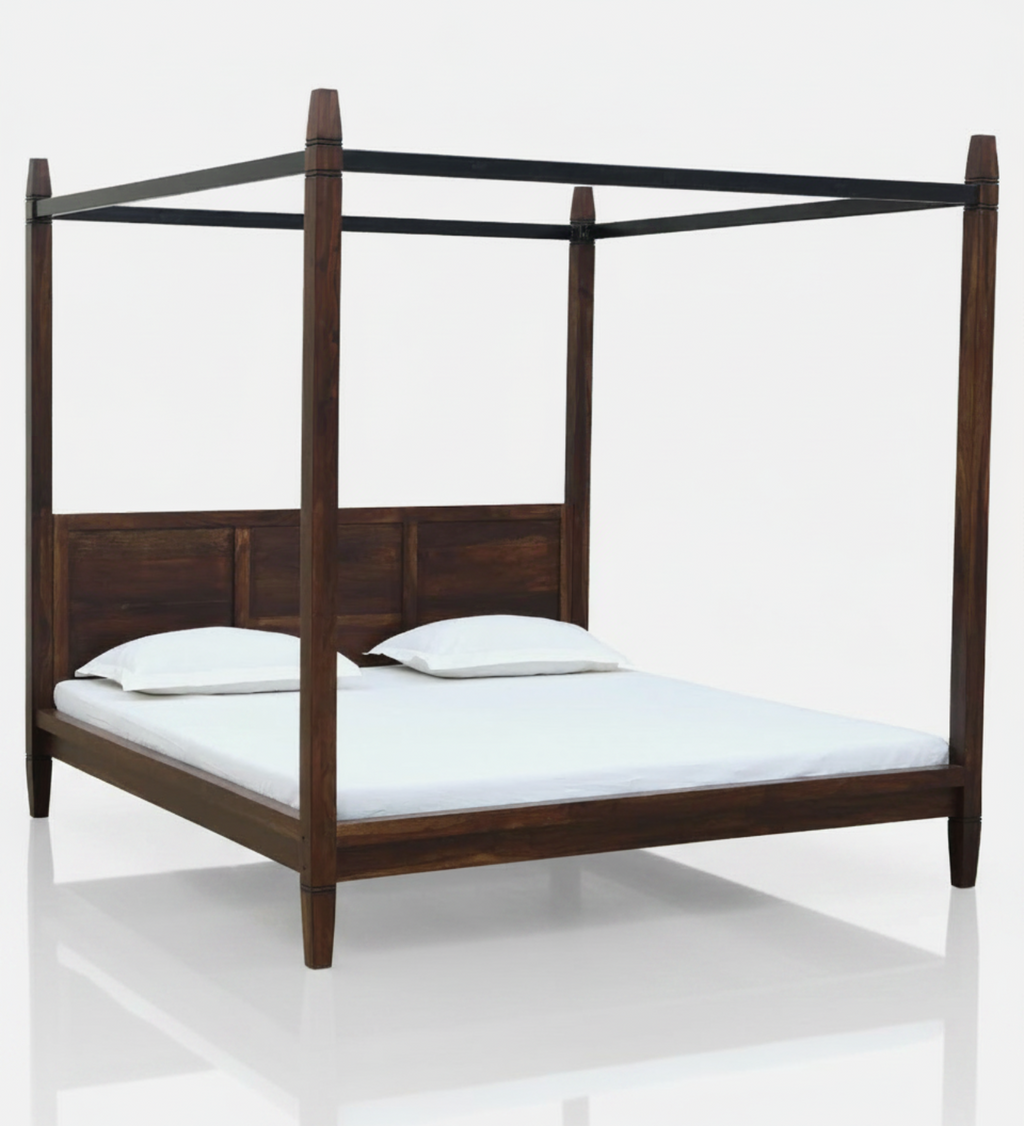 Zenvora Sheesham Poster Bed