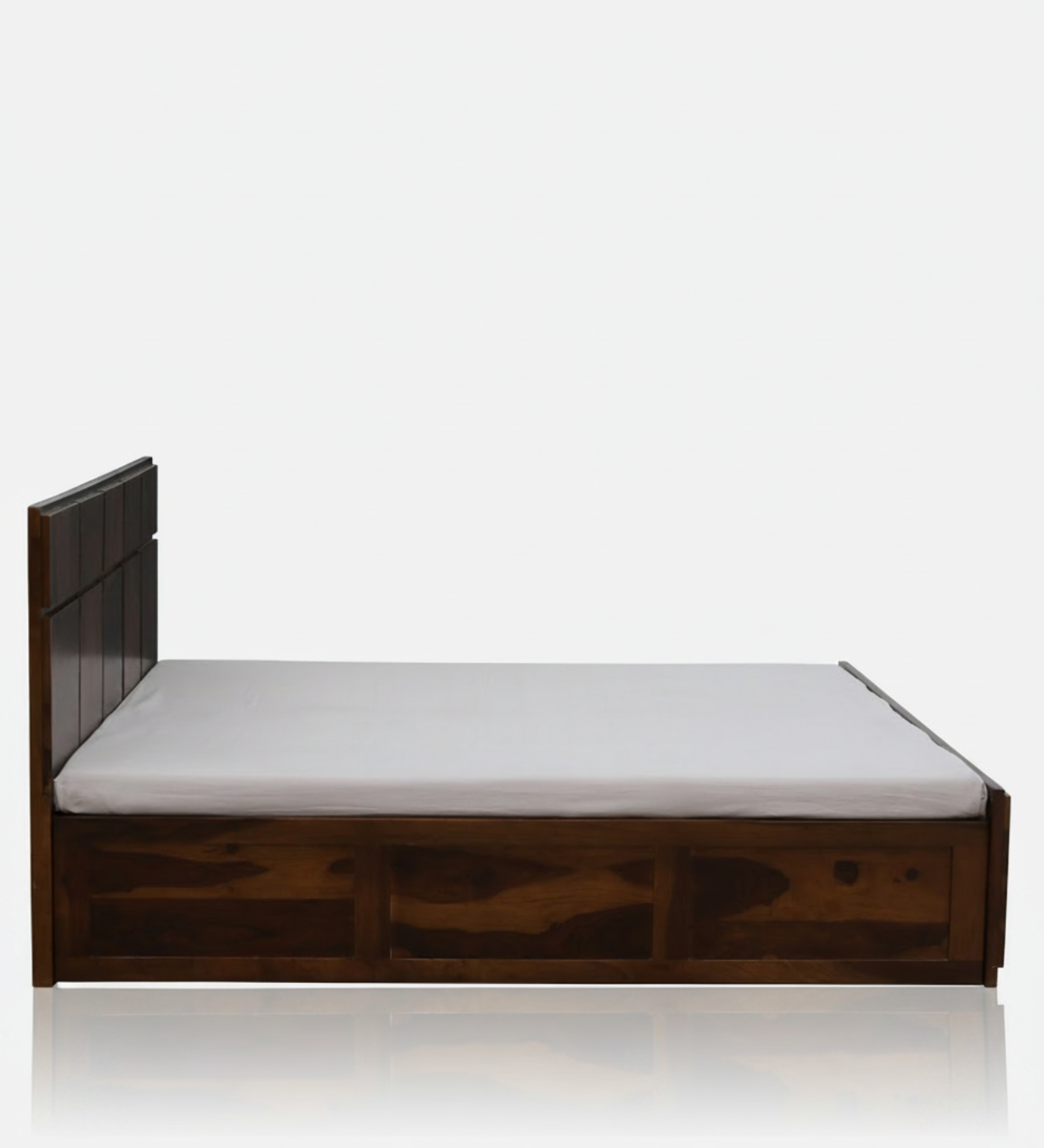 Zorvyn Sheesham Hydraulic Storage Bed