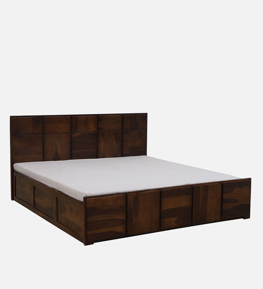 Zorvyn Sheesham Hydraulic Storage Bed