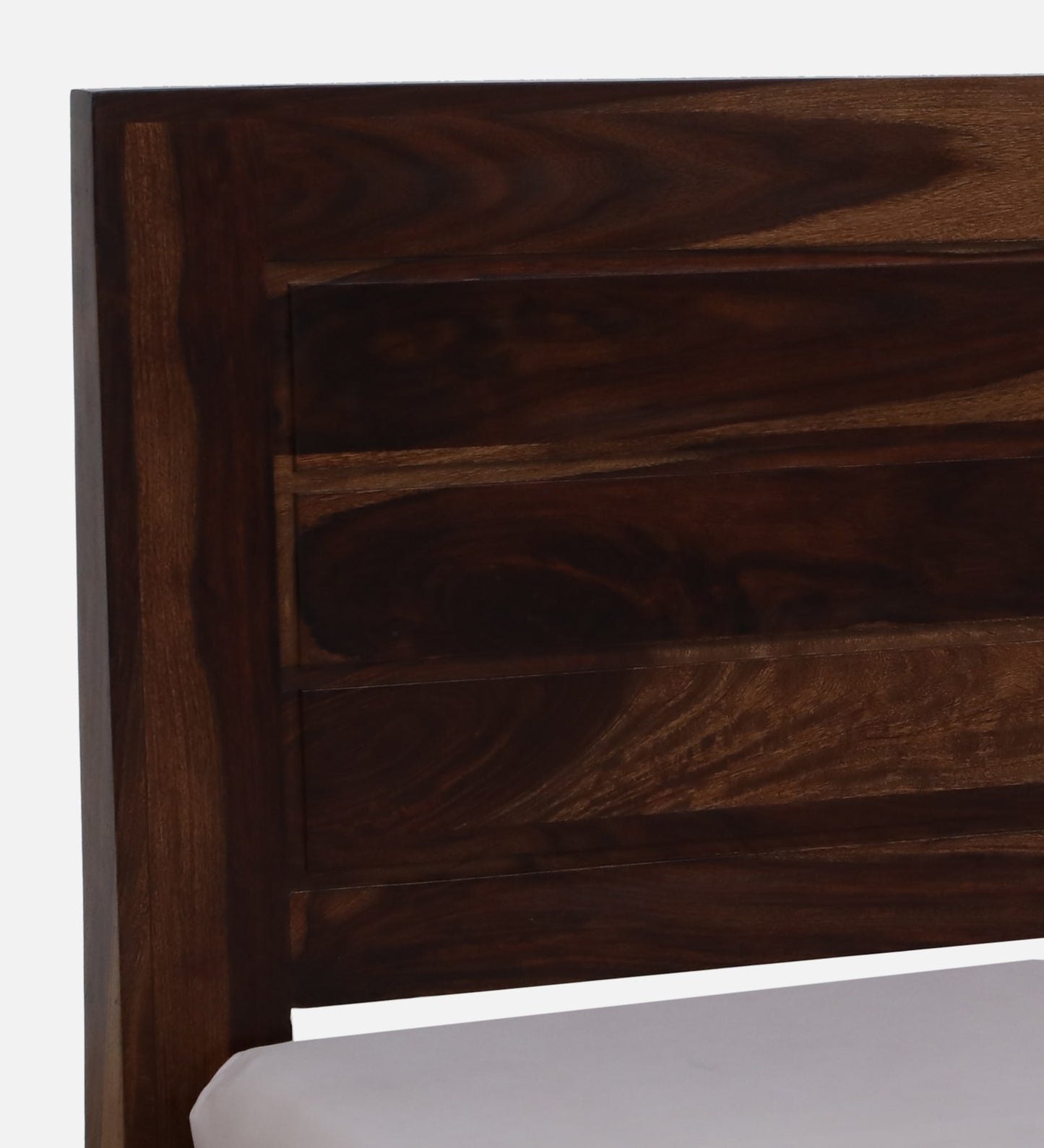 Tavion Panel Hydraulic Storage Bed in Provincial Teak Finish