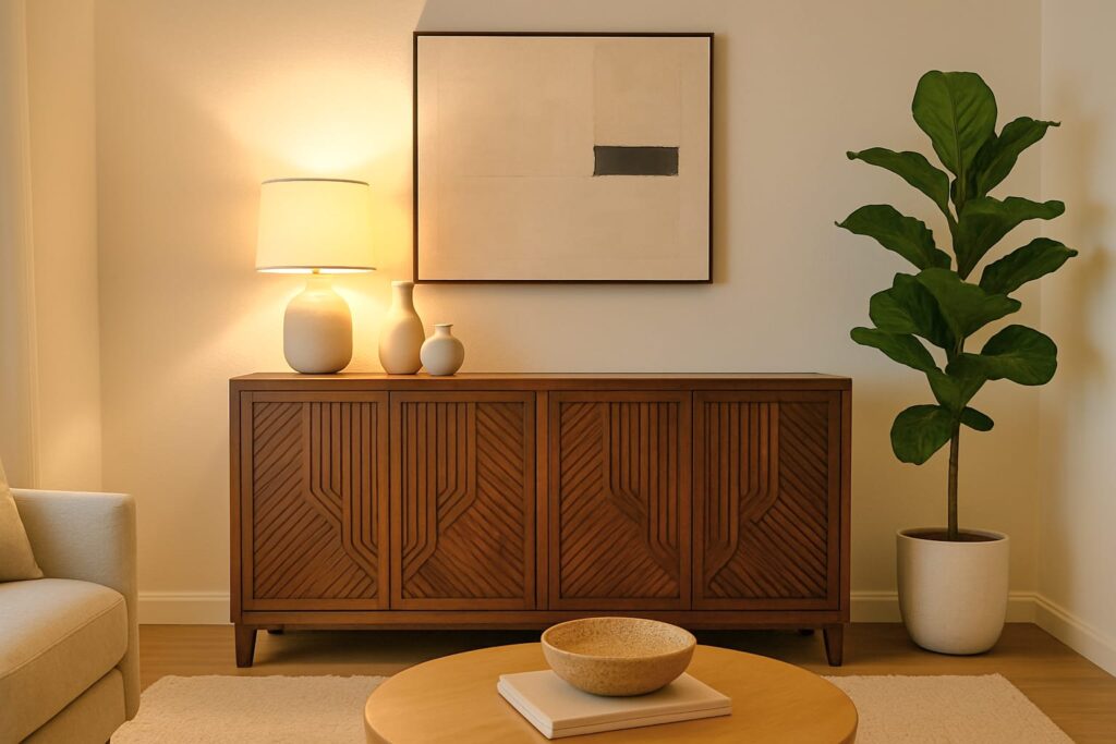 sheesham wood sideboard