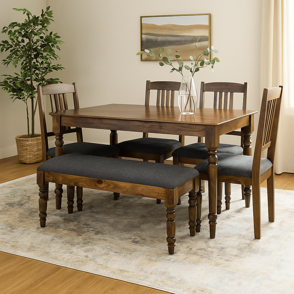 sheesham wood dining table