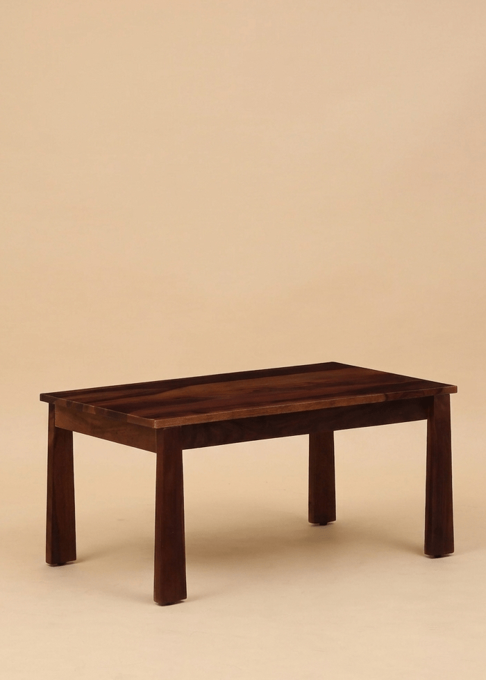 Orvane Solid Wood Coffee Table with Honey Oak Finish